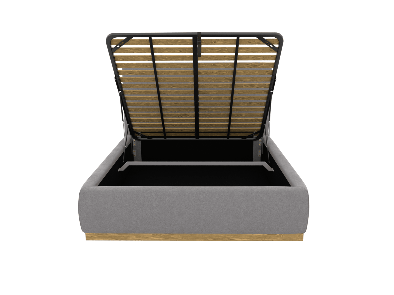 Haven Gas Lift Bed View Steel color View Steel