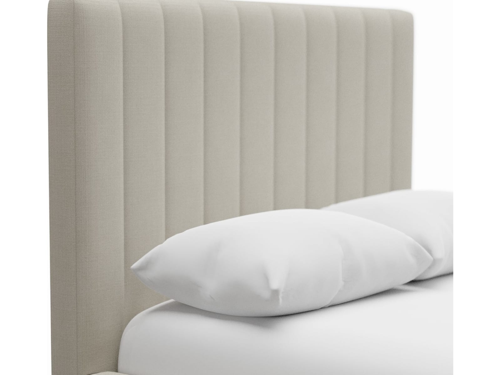 Brentwood Gas Lift Bed Toorak Pearl color Toorak Pearl