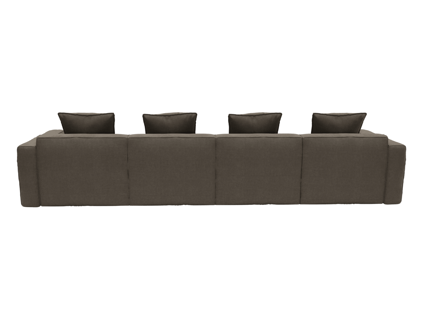 Riley Apt Muse Mink Sofa - 4 Seater color Muse Mink