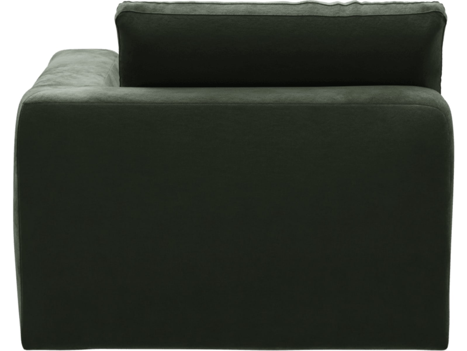 Cloud Deep Chaise Right Module Muse Forest color Muse Forest