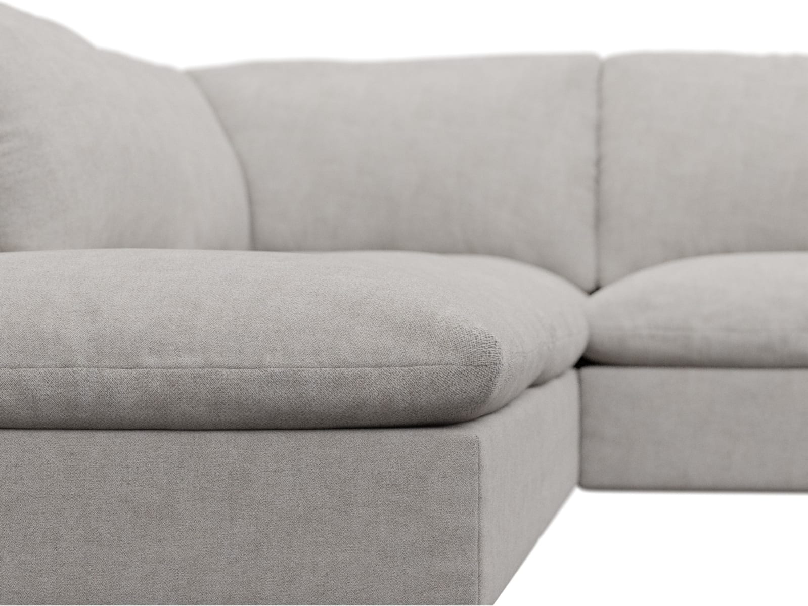 Willow Avon Mineral Modular Sofa - 5 Seater LAF Terminal color Avon Mineral
