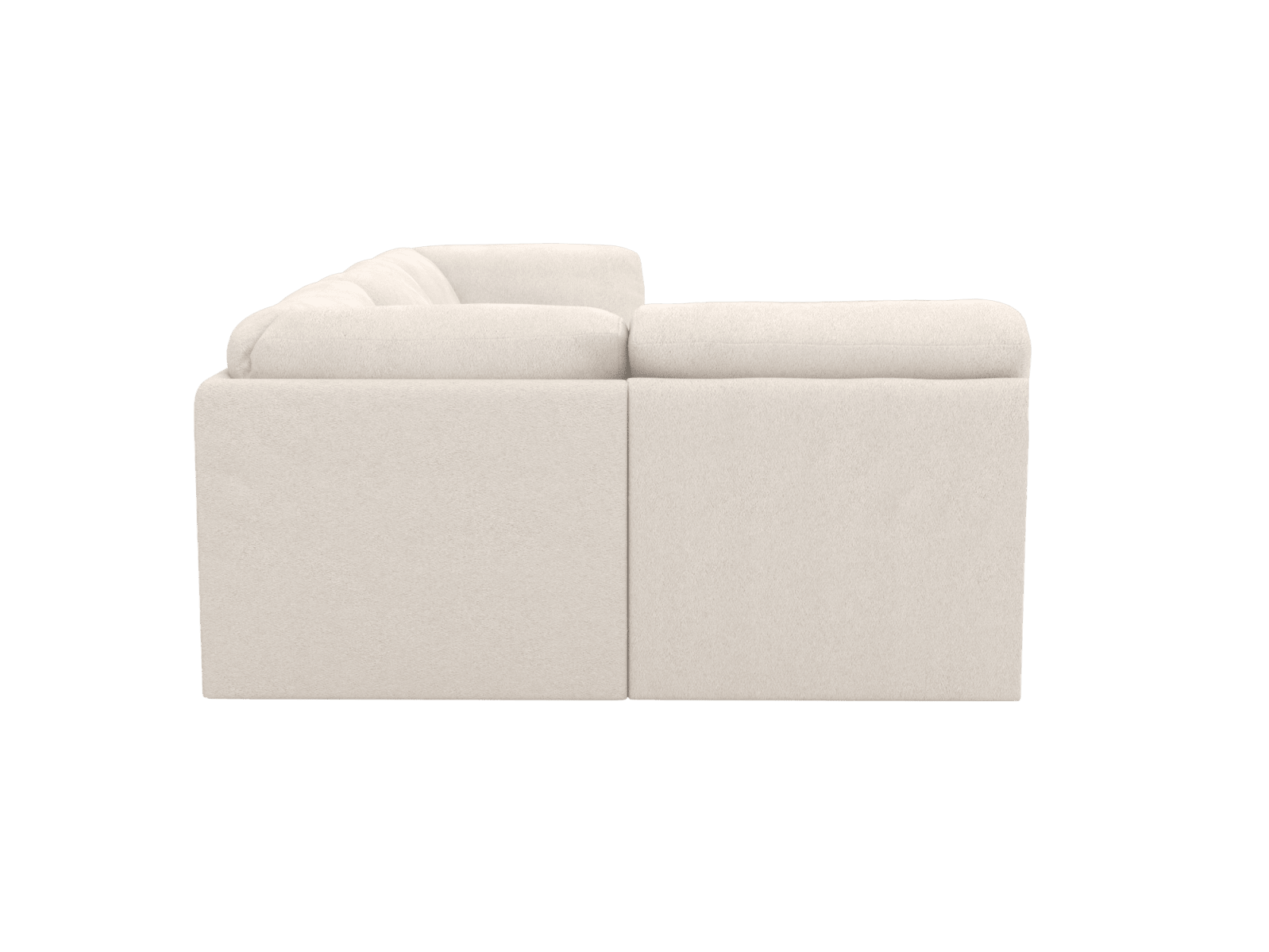 Emily Kent Bisque Modular Sofa - 4 Seater color Kent Bisque