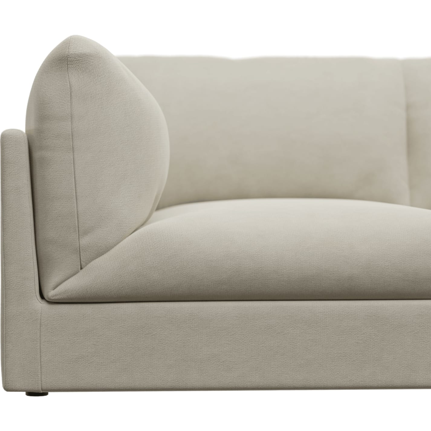 Finley Muse Flax Modular Sofa - 2 Seater color Muse Flax