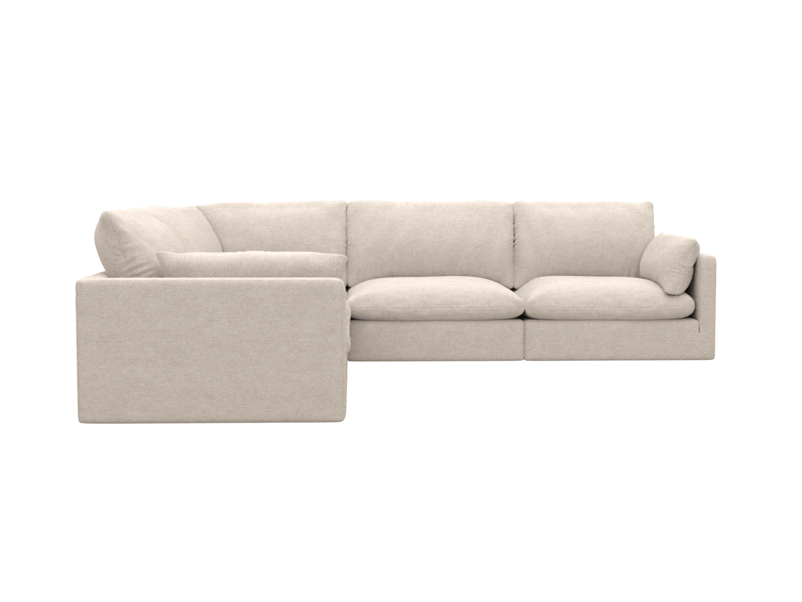 Willow Noa Desert Corner Sofa - 5 Seater color Noa Desert