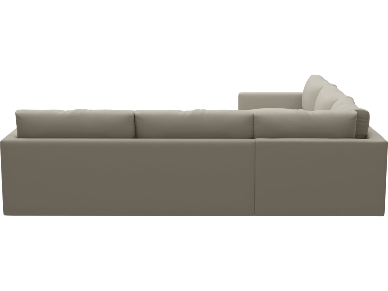 Haven Plaza Natural Modular Sofa - 7 Seater color Plaza Natural