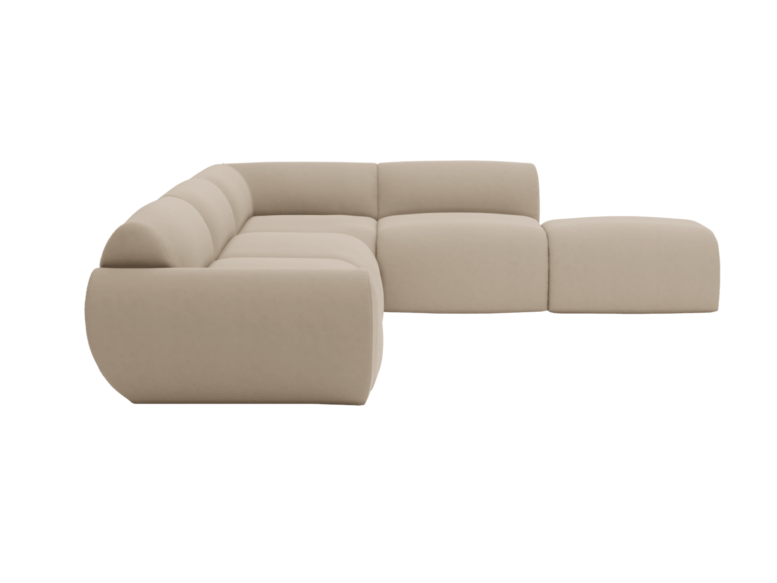 Malmo Blaze Latte Sofa - 5 Seater RAF Terminal color Blaze Latte