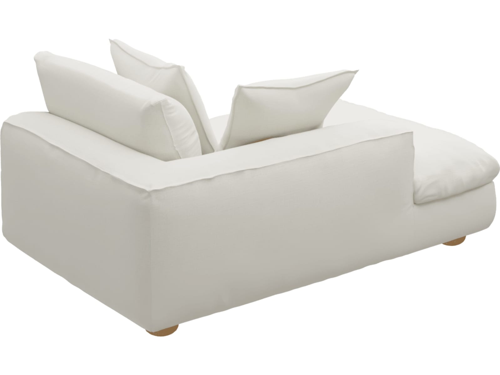 Tully Tribute Shell Chaise Left Arm Facing Module color Tribute Shell