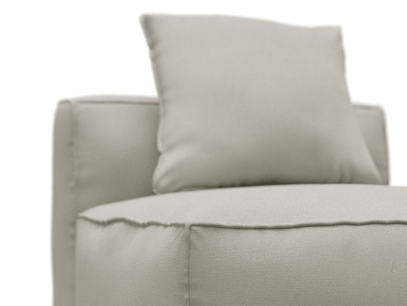 Riley Apt View Cream Module Armless color View Cream