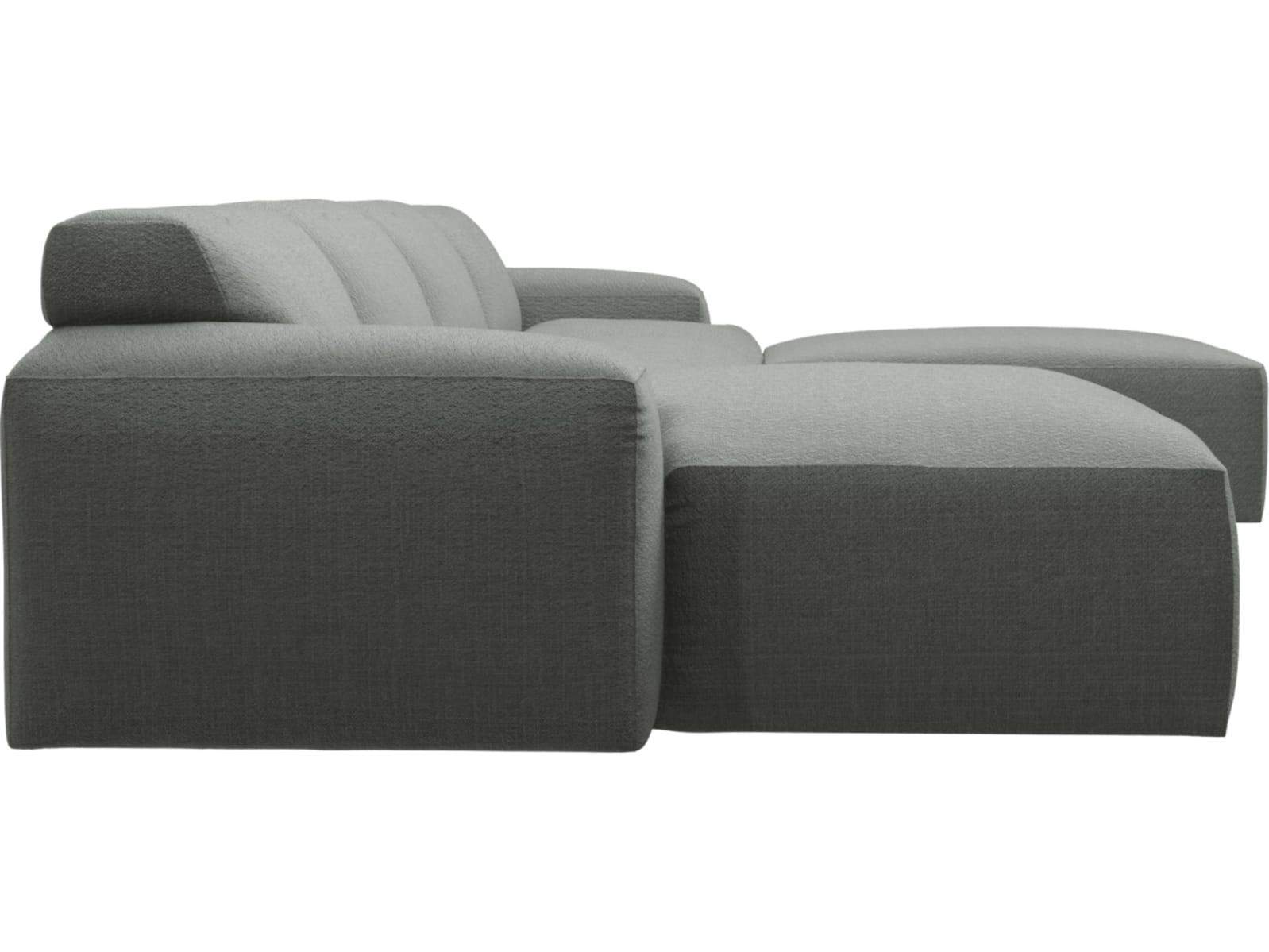 Copenhagen Tribute Storm Chaise Sofa - 5 Seater U Shaped Modular color Tribute Storm
