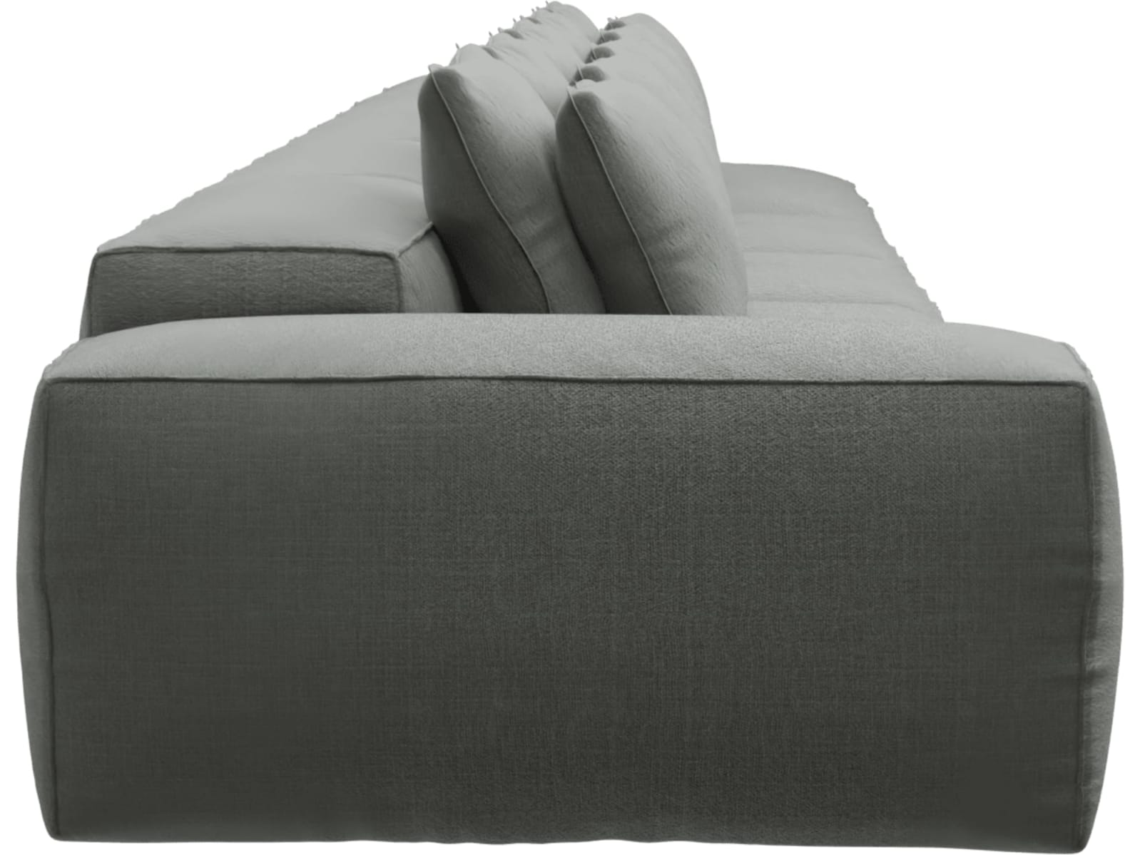 Riley Tribute Storm Modular Sofa - 1x Arm, 4x Armless, 1x Right Terminal color Tribute Storm