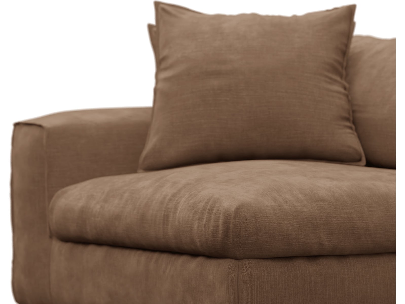 Tully Tribute Chestnut Left Arm Facing Chair Module color Tribute Chestnut