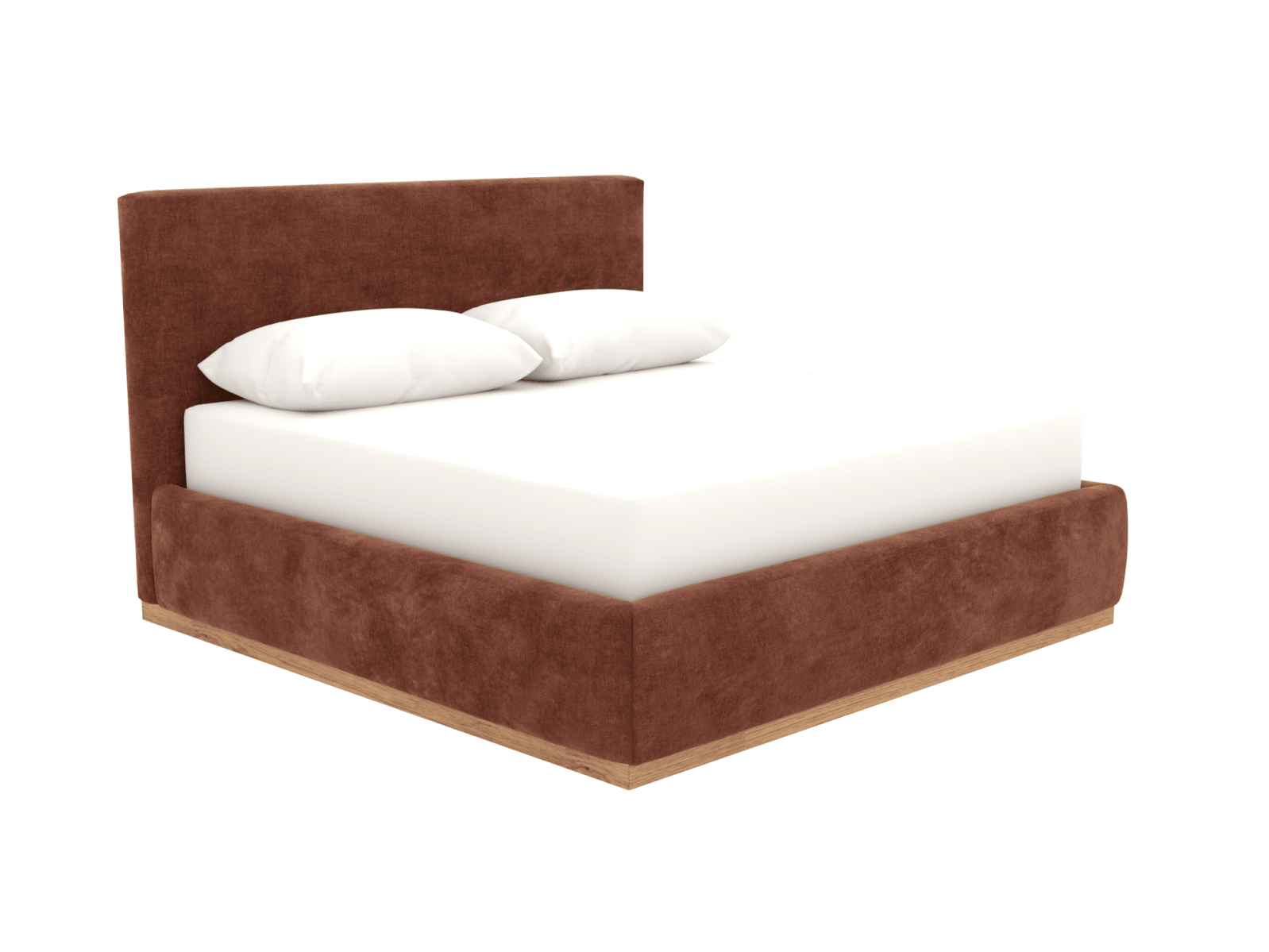 Haven Gas Lift Bed Muse Rust King color Muse Rust
