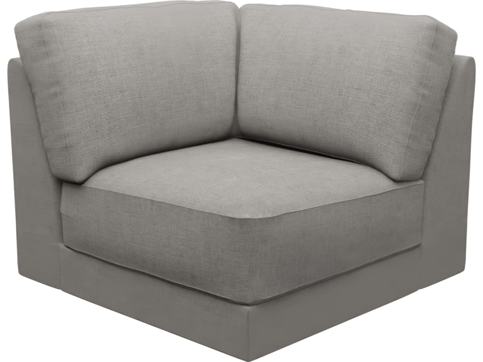 Monica Isla Soft Grey Corner Sofa Chair Module color Isla Soft Grey