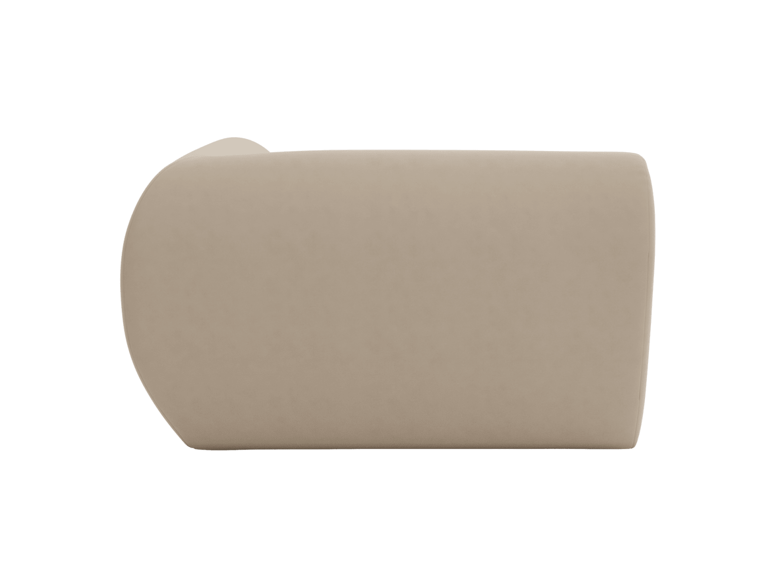 Malmo Blaze Latte Corner Module color Blaze Latte
