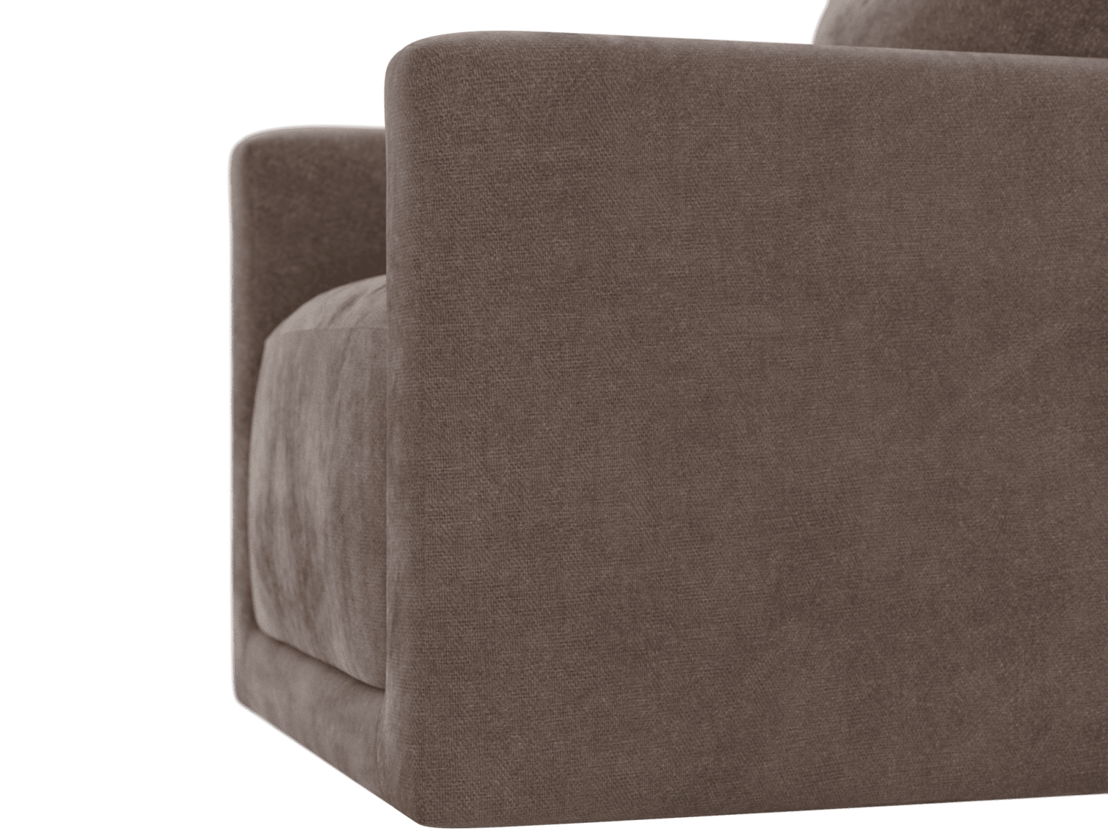 Haven Muse Mink Swivel Chair color Muse Mink