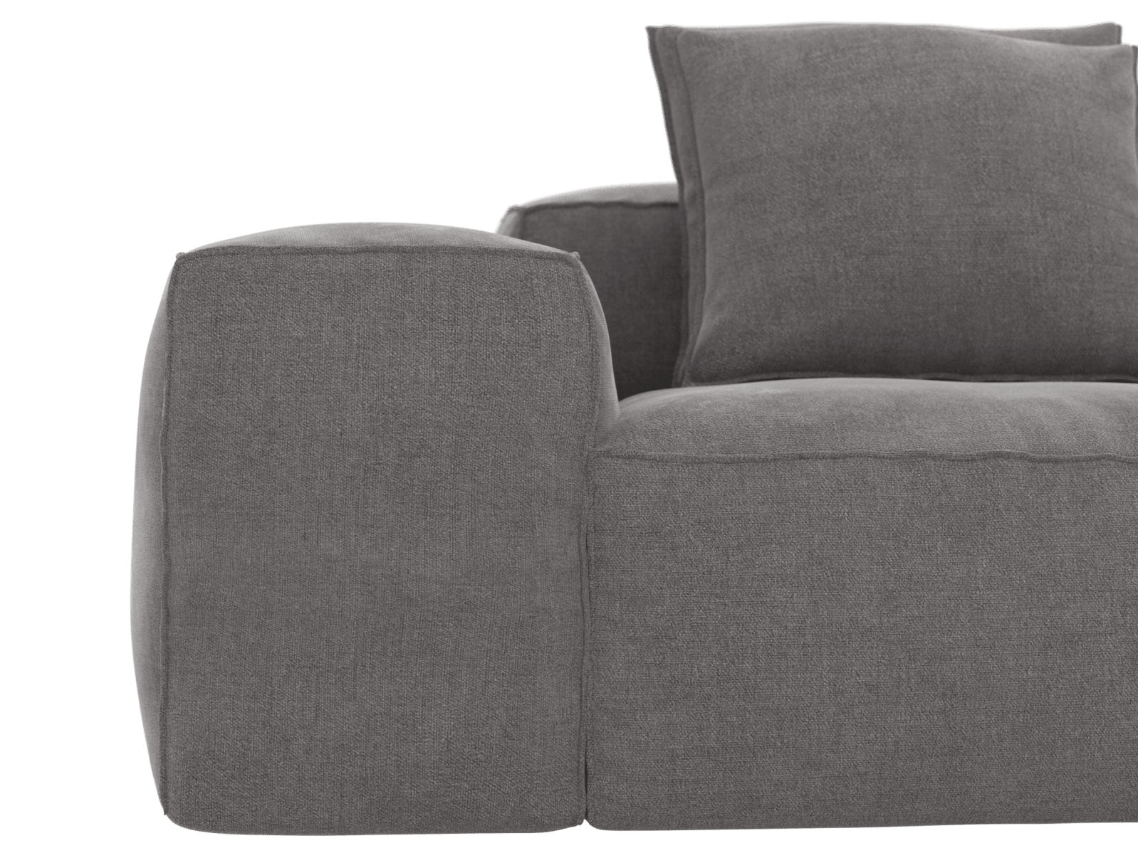 Riley Tribute Storm 5 Seater Terminal Right Modular Sofa color Tribute Storm