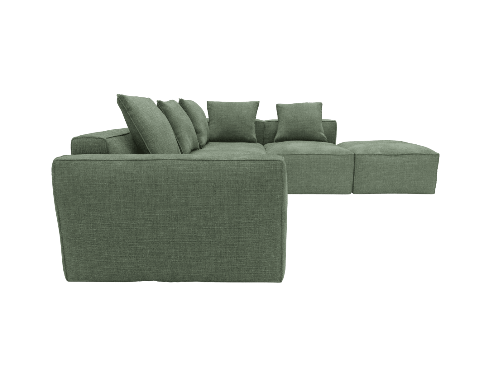Riley Apt Tribute Dark Jade Sofa - 5 Seater RAF Terminal color Tribute Dark Jade