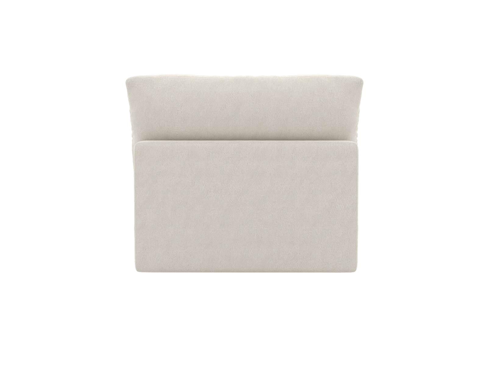 Willow California Ivory Armless Sofa Module color California Ivory