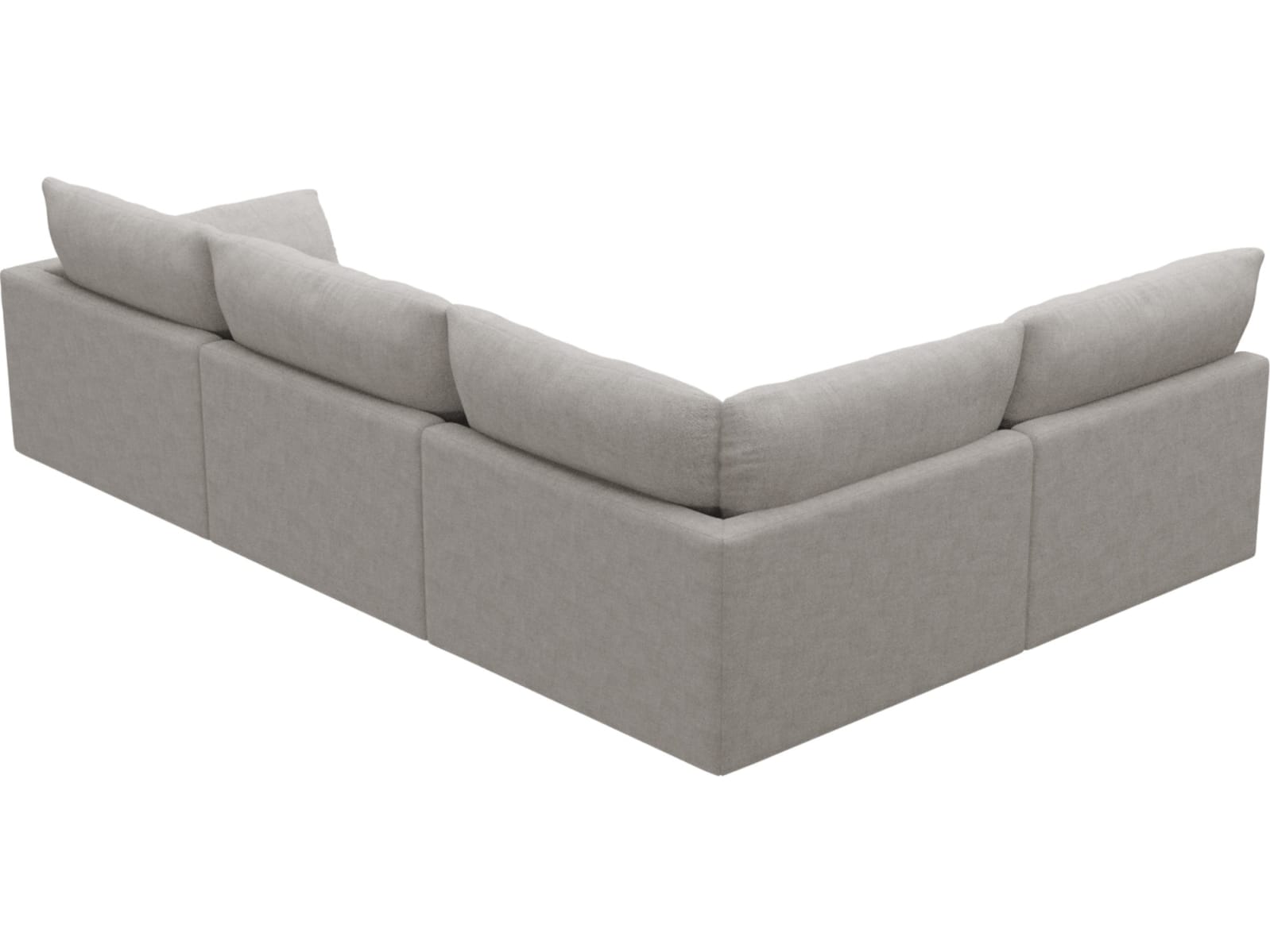 Willow Avon Mineral Corner Sofa - 4 Seater LAF Terminal color Avon Mineral