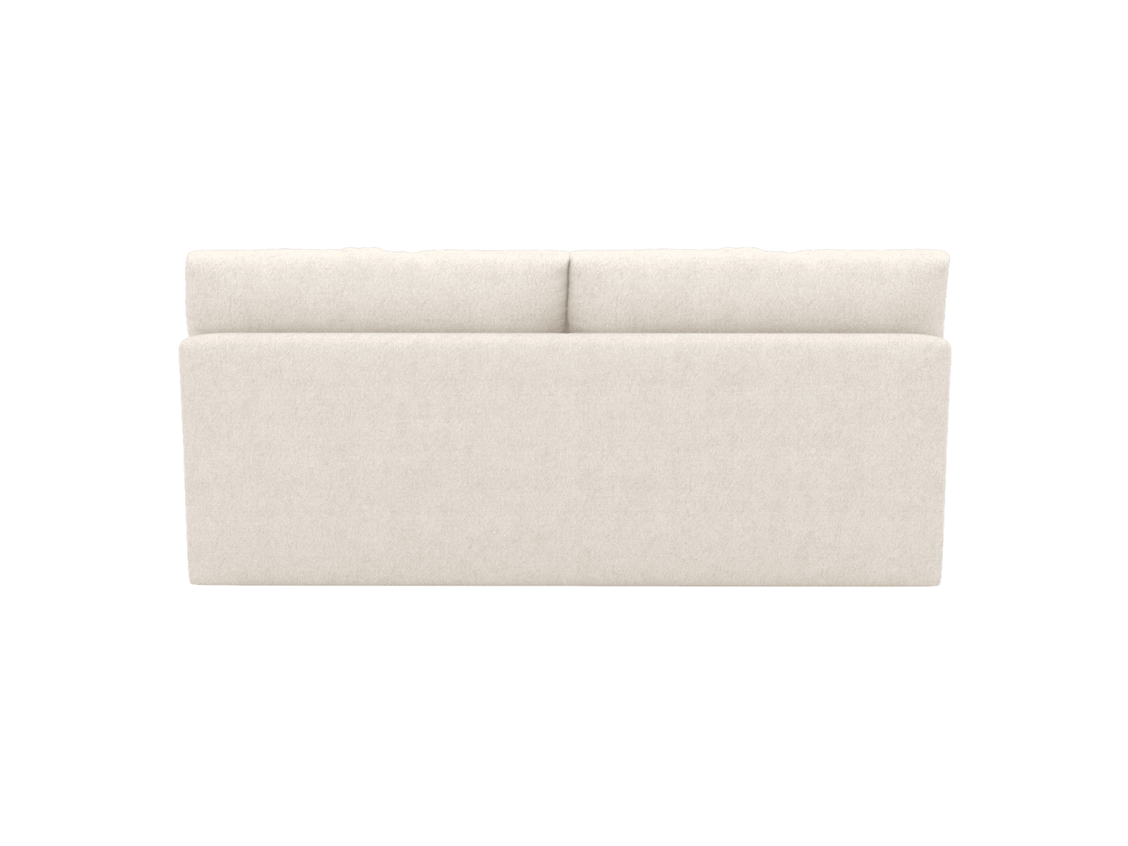 Haven Noa Fog 2 Seater Armless Sofa Module color Noa Fog