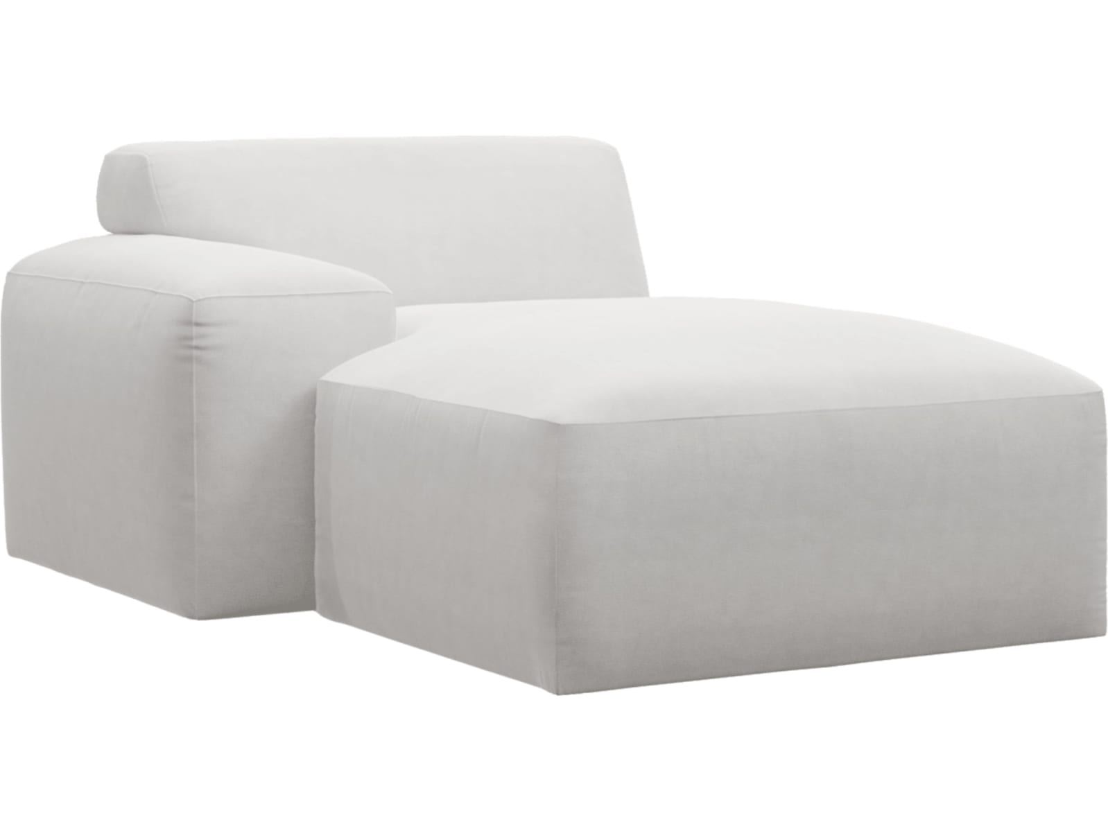 Copenhagen Muse Frost Left Arm Facing Chaise Module color Muse Frost