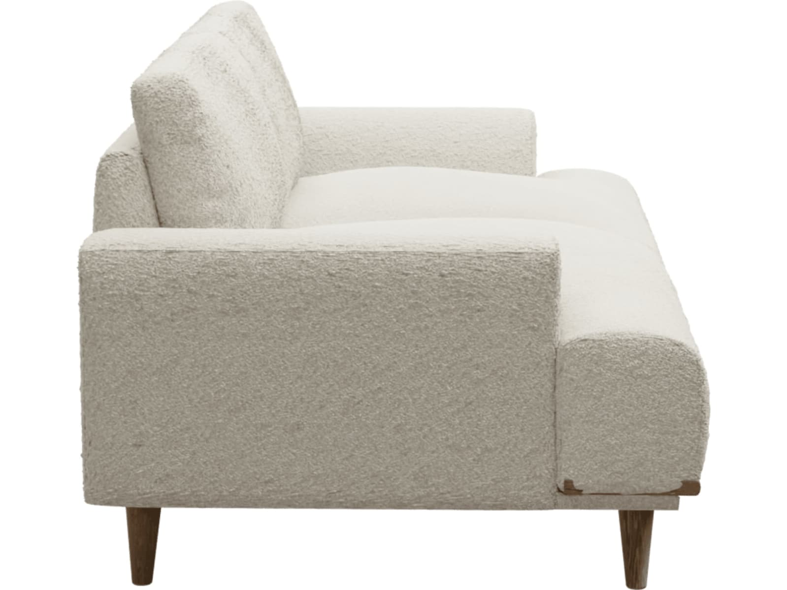Dane Boucle Ivory Sofa - 2 Seater color Boucle Ivory