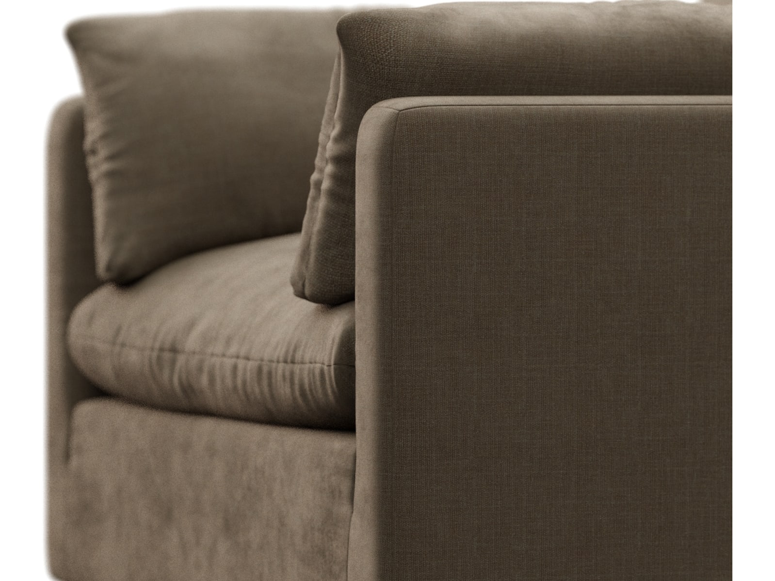 Willow Tribute Walnut Armchair color Tribute Walnut