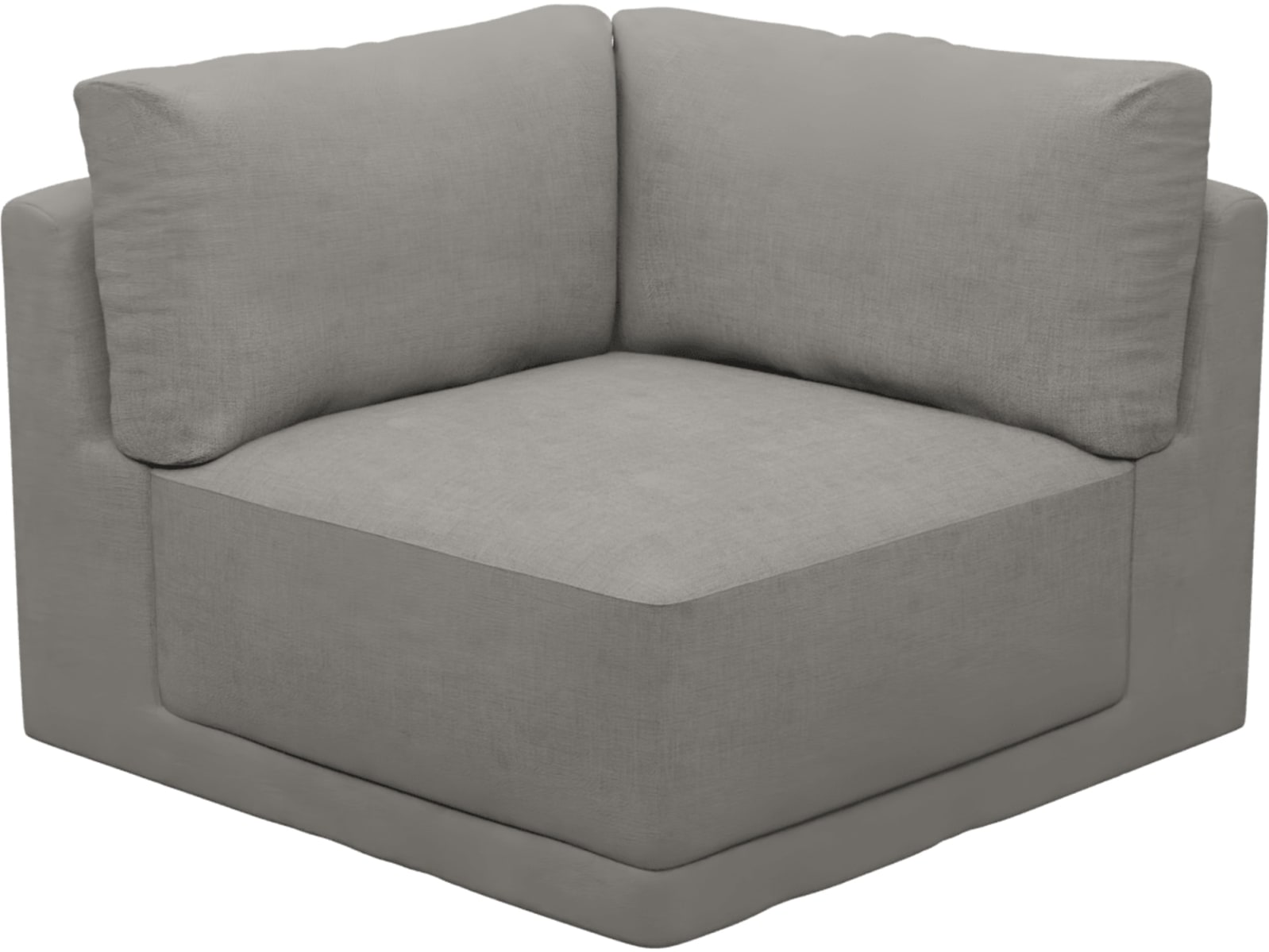 Haven Isla Soft Grey Corner Sofa Chair Module color Isla Soft Grey