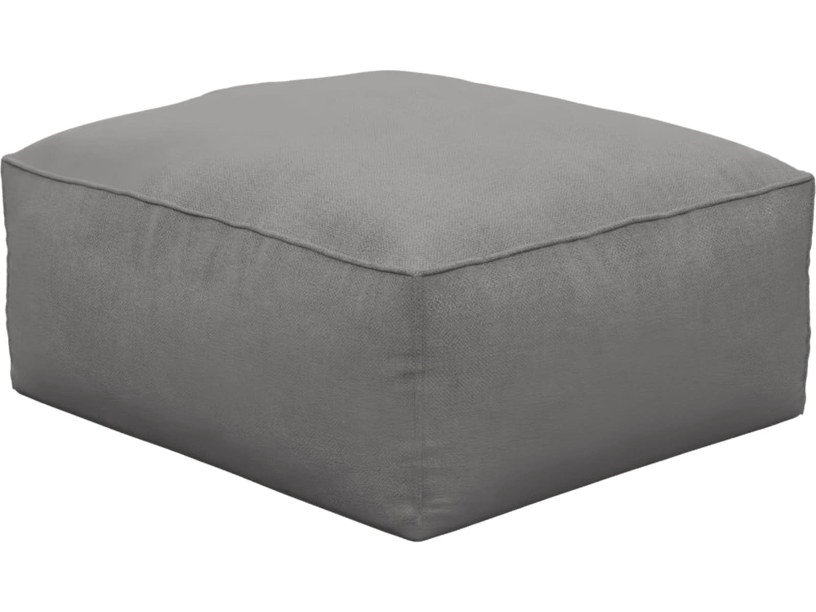 Riley California Slate Modular Small Ottoman color California Slate