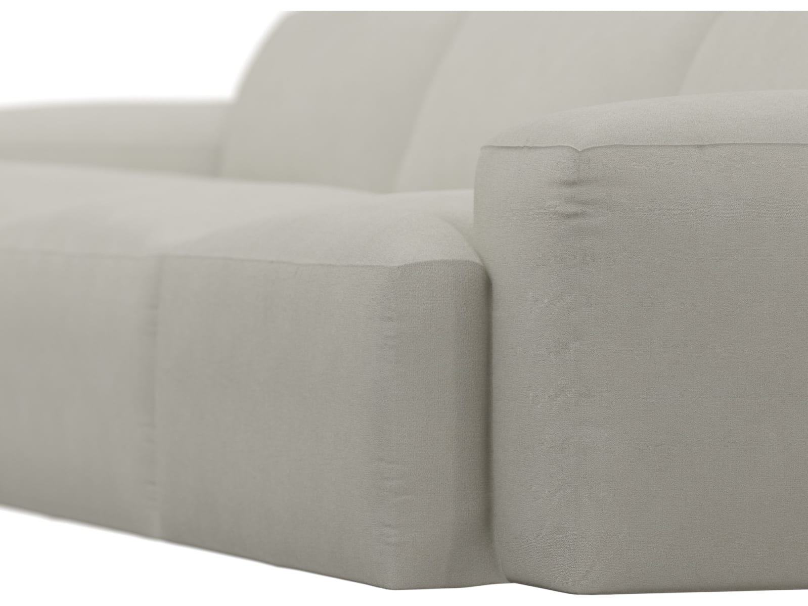 Copenhagen California Ivory Chaise Sofa - 3 Seater color California Ivory