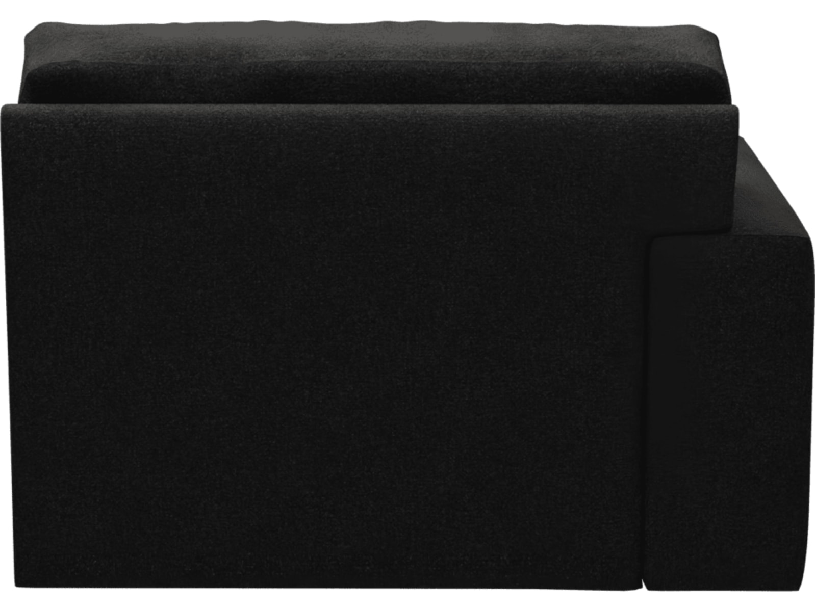 Monica California Charcoal Left Arm Facing Chaise Module color California Charcoal