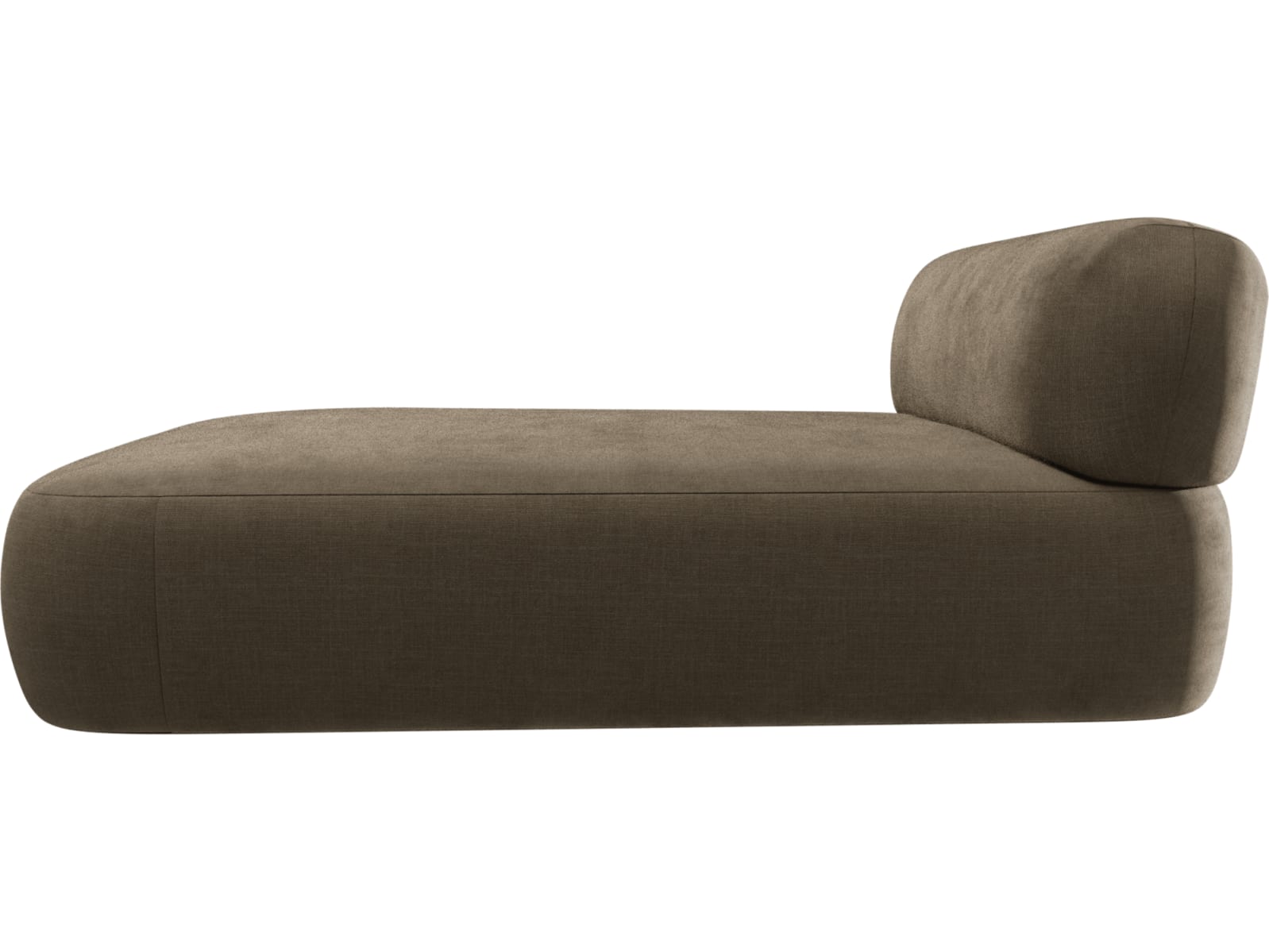 Beckett Tribute Walnut Sofa Module Chaise color Tribute Walnut