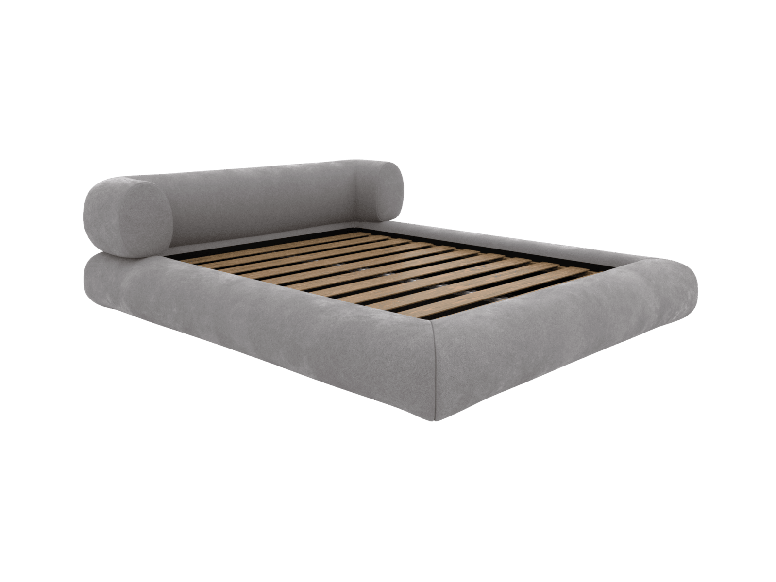 Frankie Bed View Steel color View Steel
