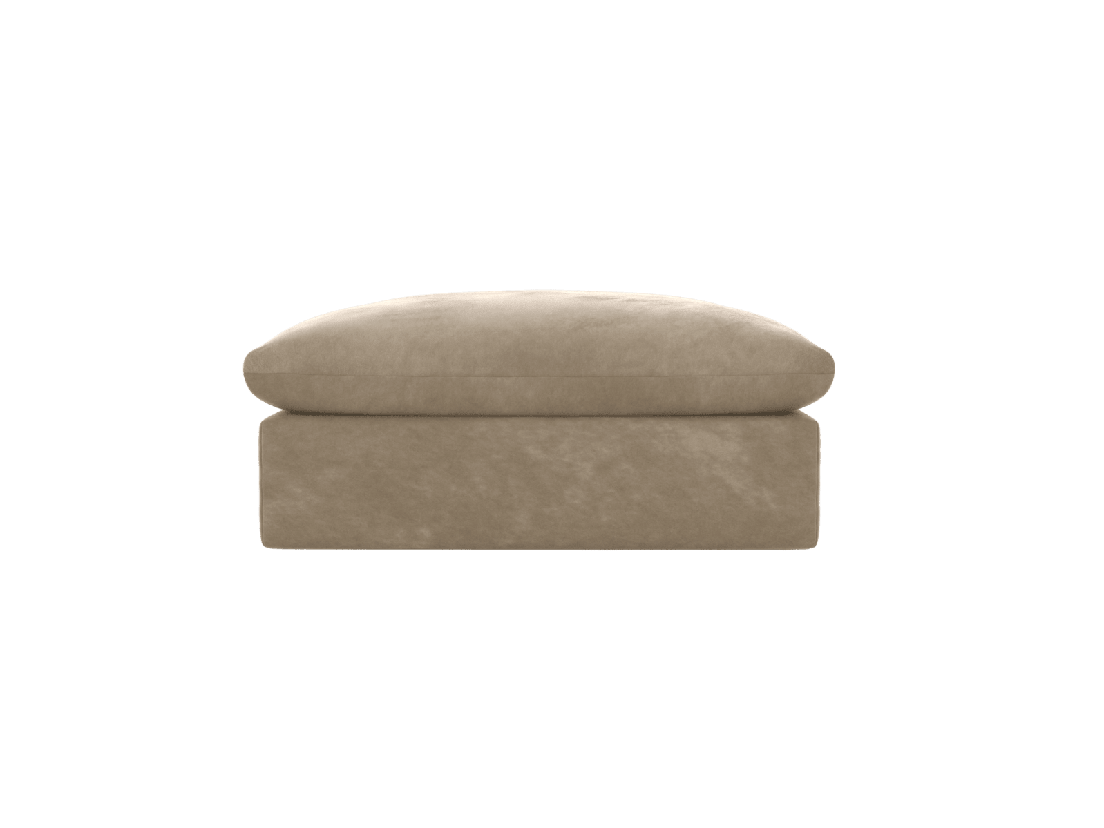 Willow Muse Soft Brown Ottoman color Muse Soft Brown