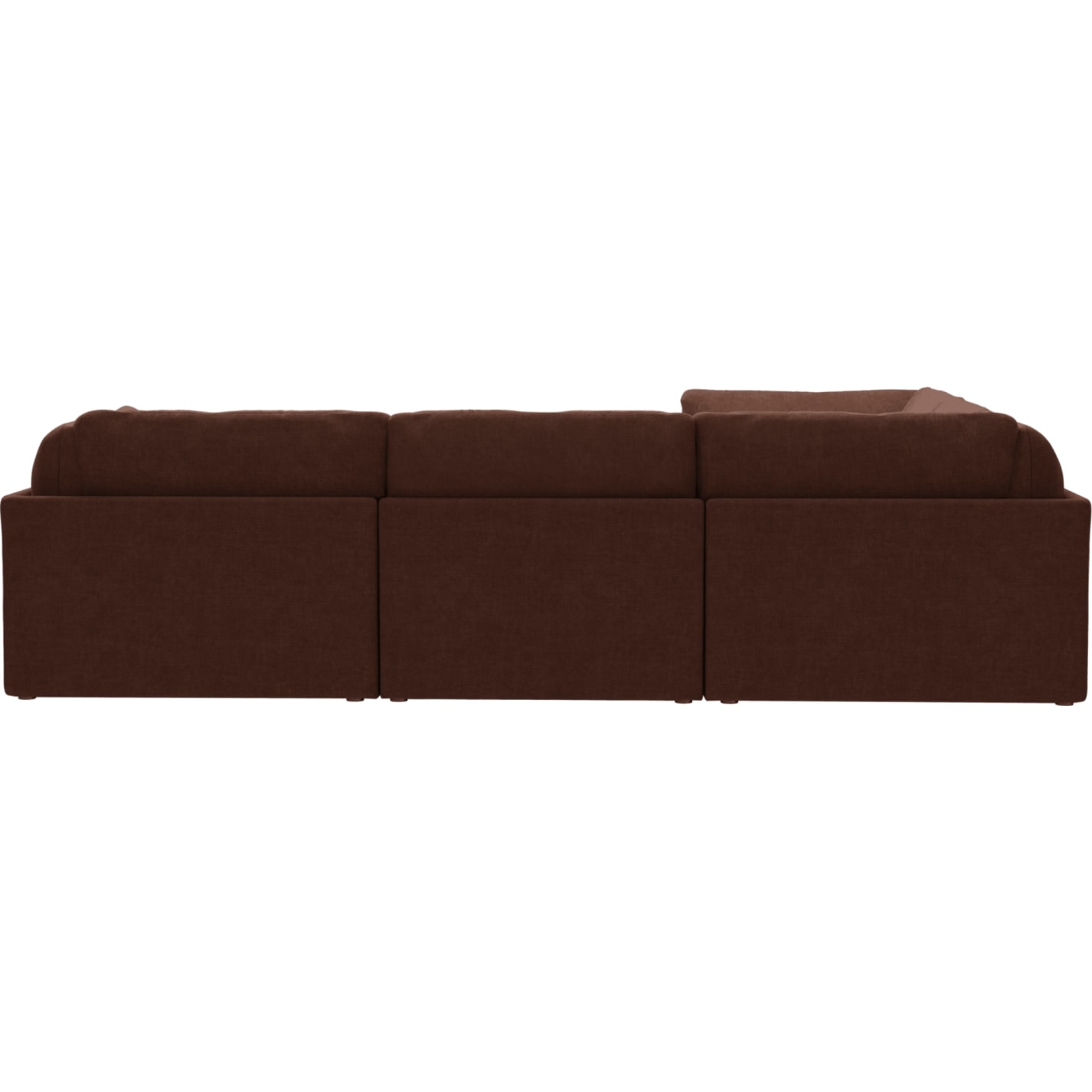 Finley Muse Rust Corner Sofa - 5 Seater color Muse Rust