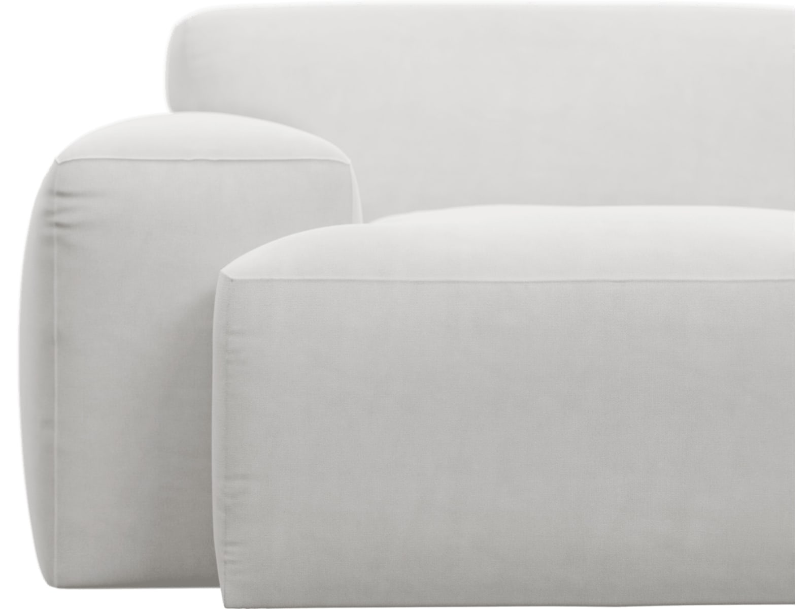 Copenhagen Muse Frost Left Arm Facing Sofa Module color Muse Frost