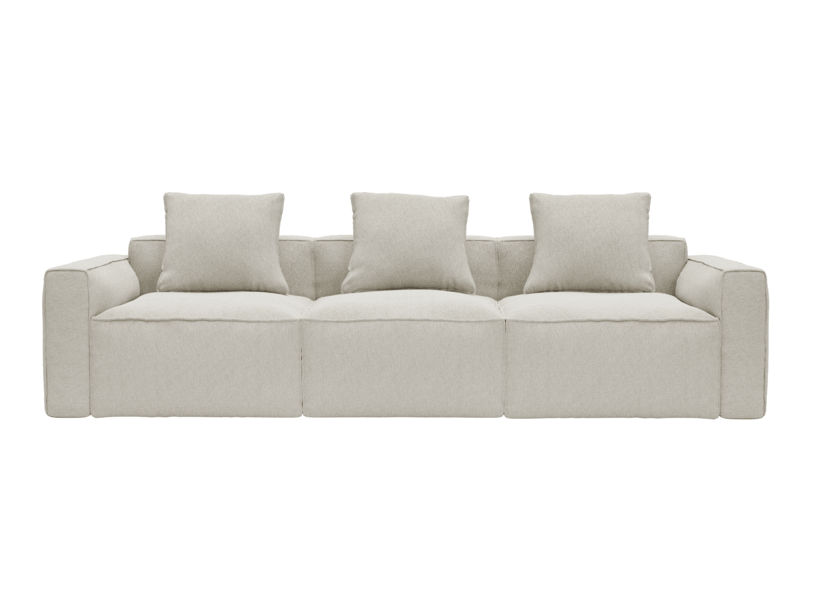 Riley Apt Noa Desert Sofa - 3 Seater color Noa Desert