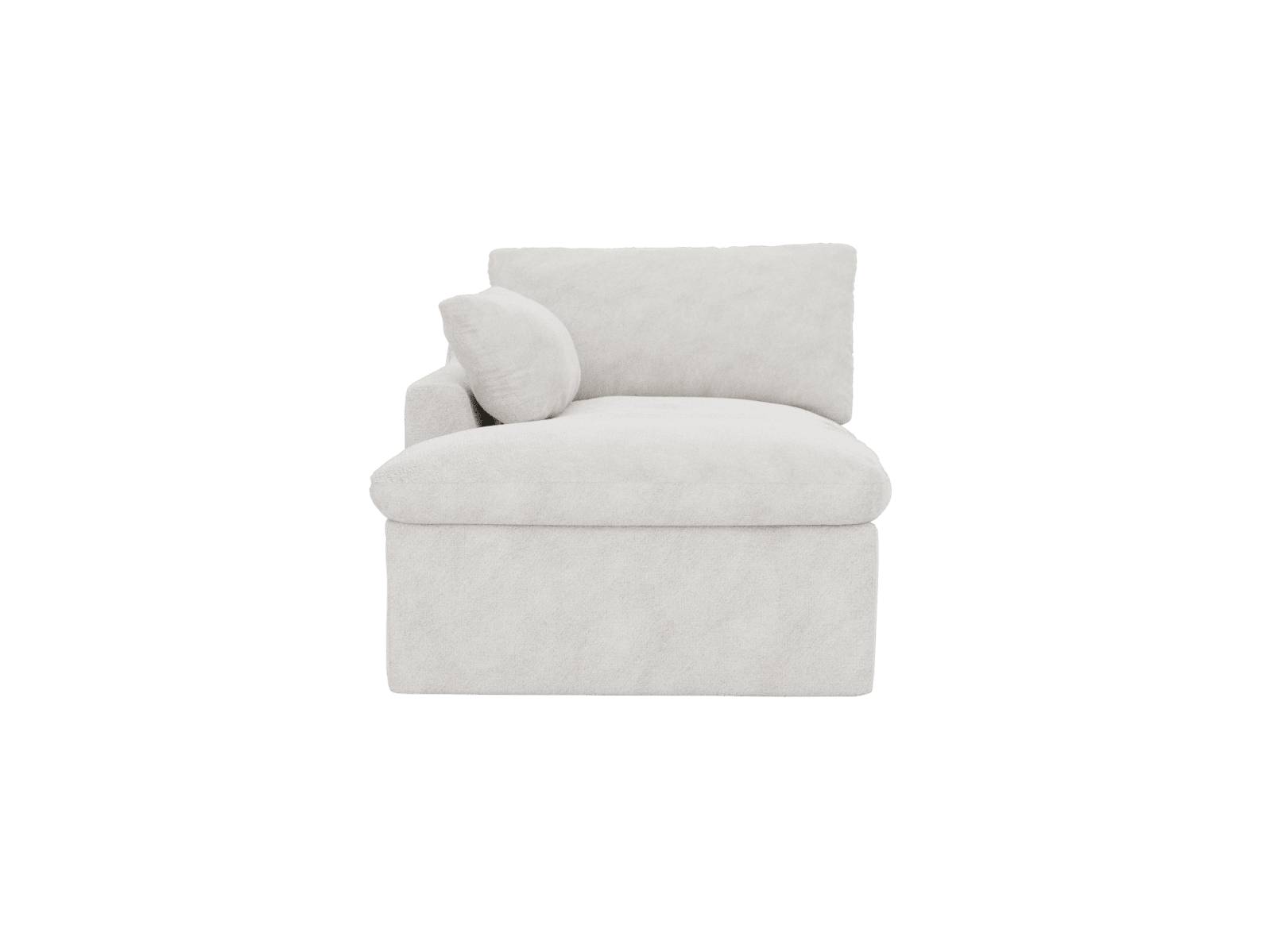 Retreat California Ivory Chaise Sofa Left Arm Facing Module color California Ivory