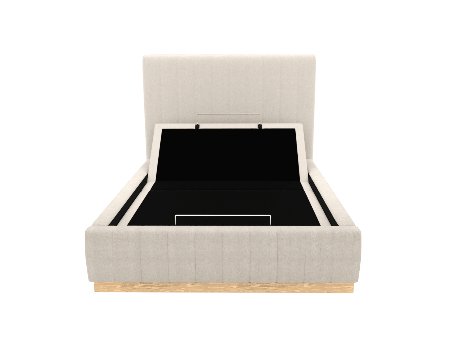 Brentwood Adjustable Bed View Cream color View Cream