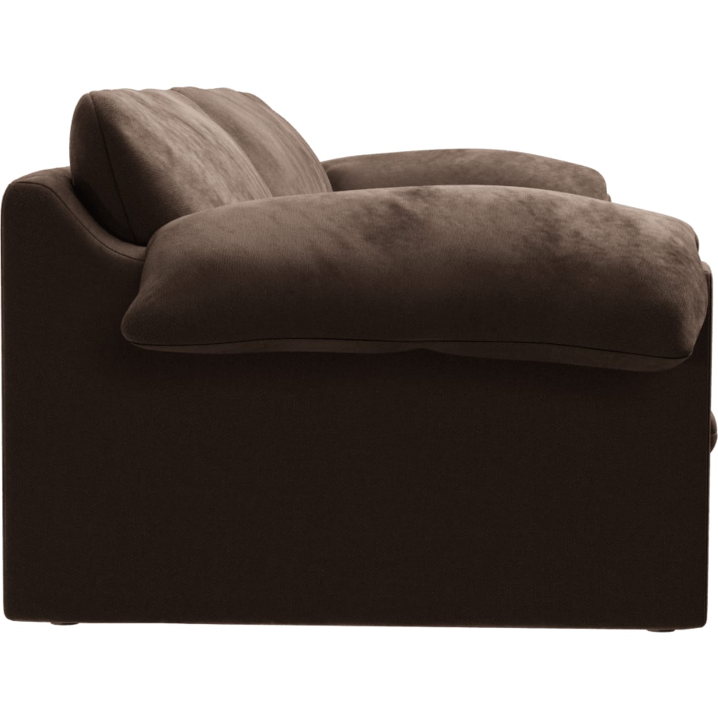 Ludlow Muse Chocolate Sofa - 3 Seater color Muse Chocolate