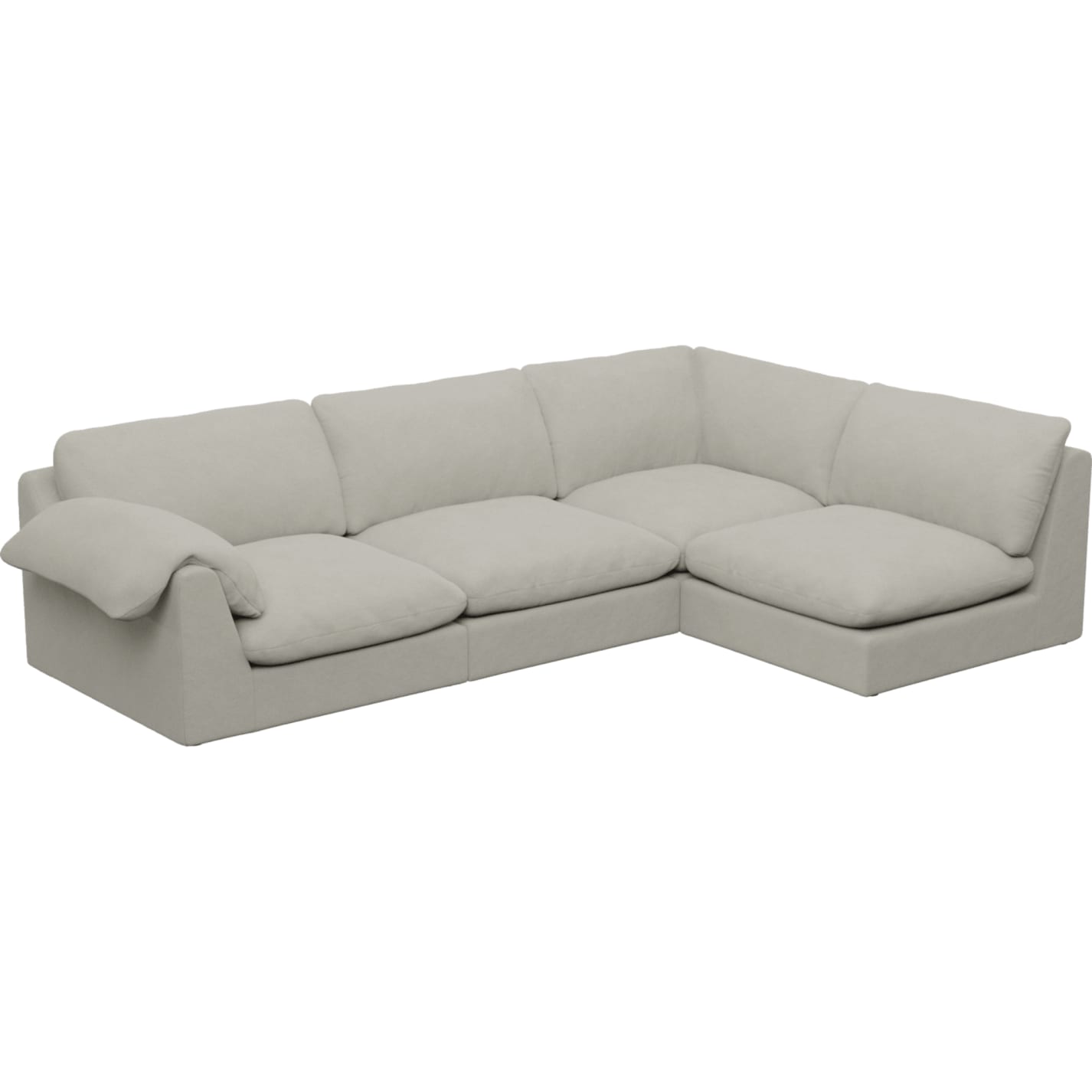 Ludlow California Ivory Sofa - 4 Seater RAF Terminal color California Ivory