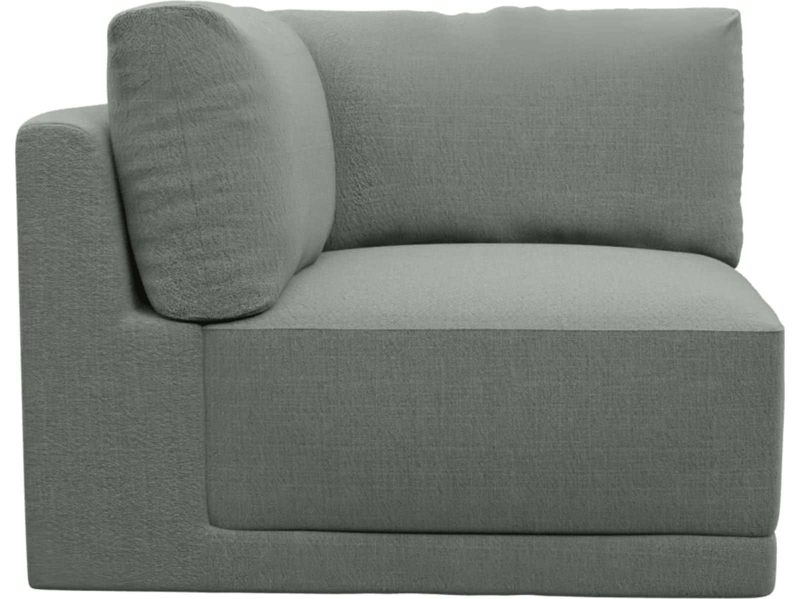 Haven Tribute Storm Corner Sofa Chair Module color Tribute Storm