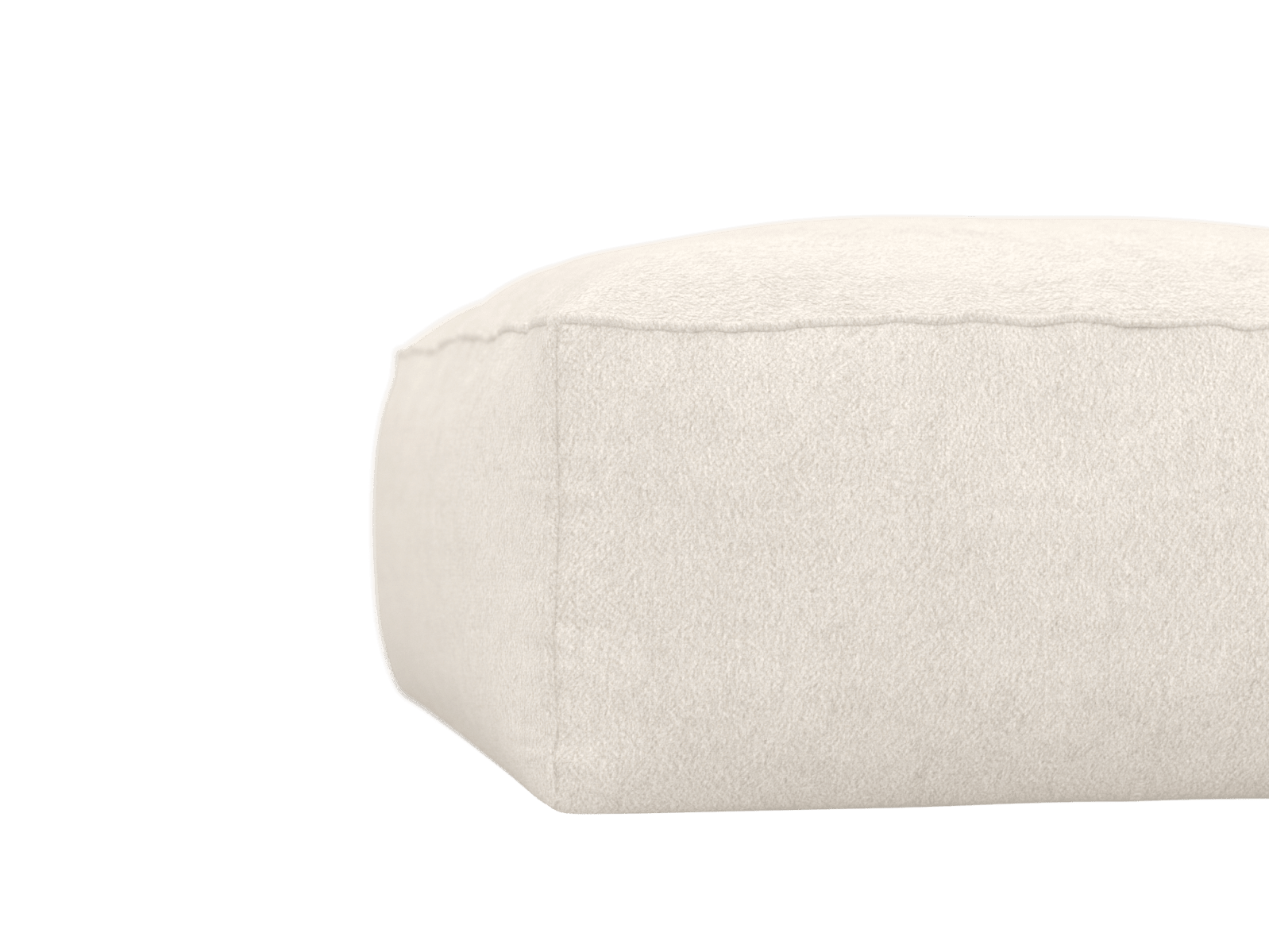 Riley Noa Fog Ottoman - Large color Noa Fog