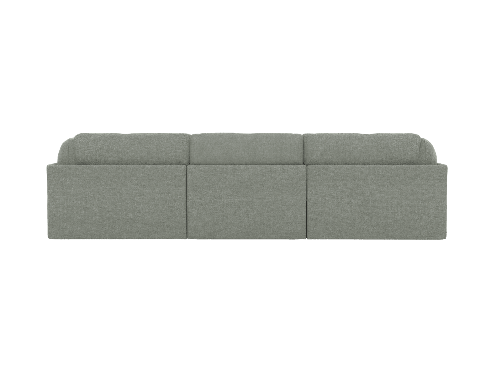 Finley Avon Sage Modular Sofa - 3 Seater and Ottoman color Avon Sage