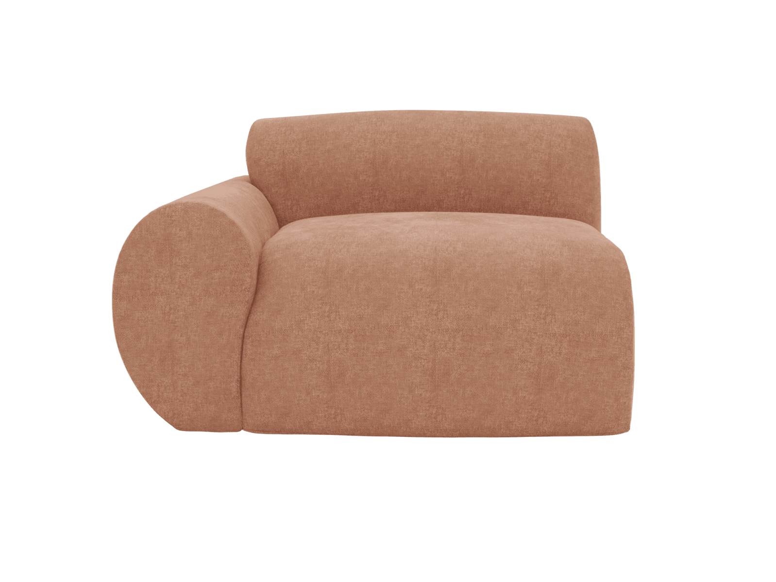 Malmo Muse Dusk 1 Seat Left Arm Facing Sofa Module color Muse Dusk