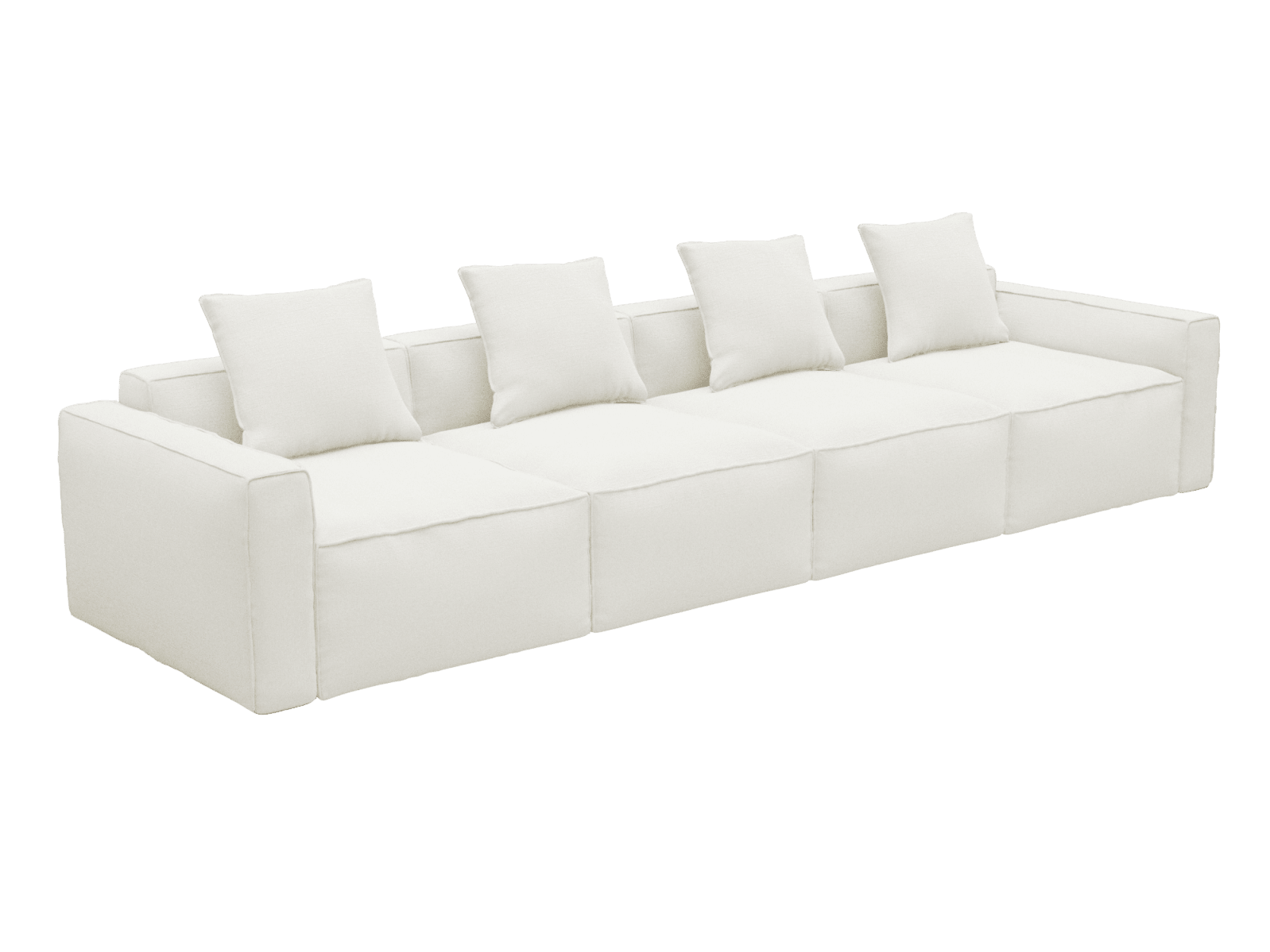 Riley Apt Tribute Shell Sofa - 4 Seater color Tribute Shell