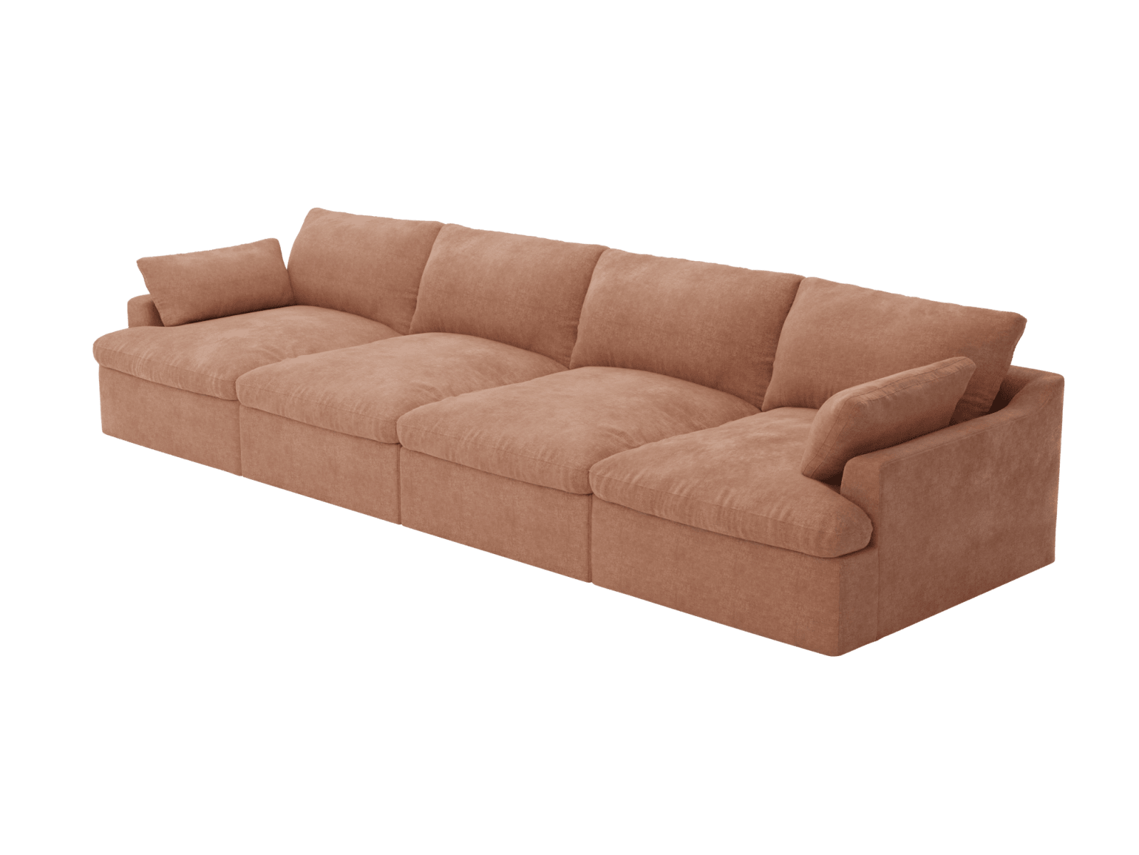 Retreat Muse Dusk Modular Sofa - 4 Piece color Muse Dusk