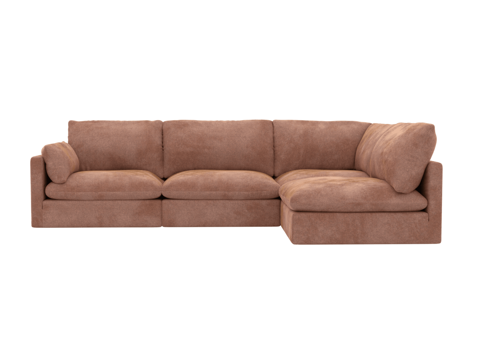 Willow Muse Dusk Modular Sofa - 4 Seater RAF Terminal color Muse Dusk