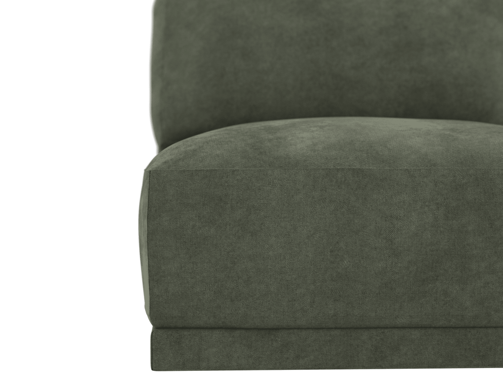 Emily Armless Chair Module Muse Forest color Muse Forest