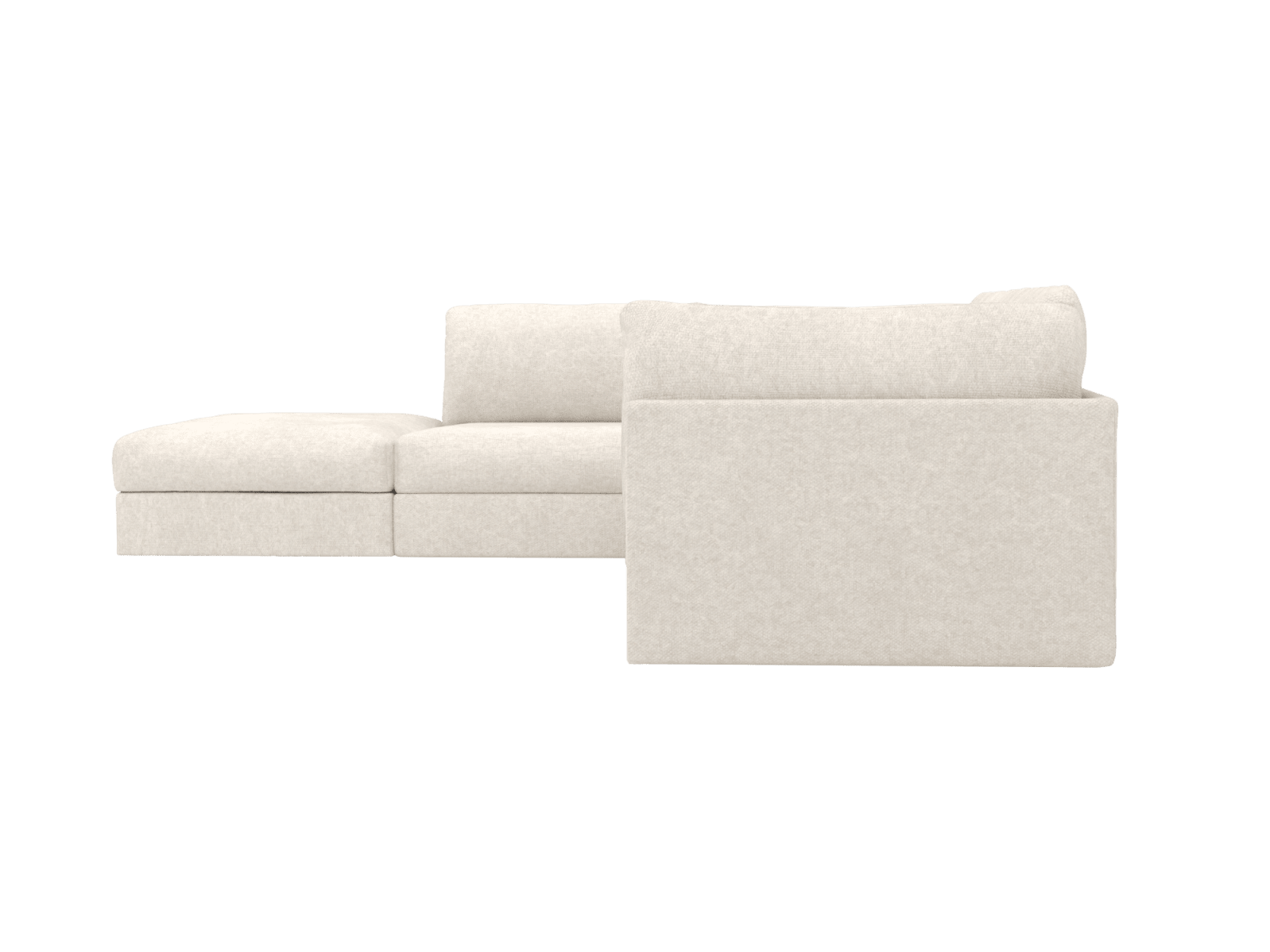 Finley Tribute Ice Modular Sofa LAF Terminal - 5 Seater color Tribute Ice